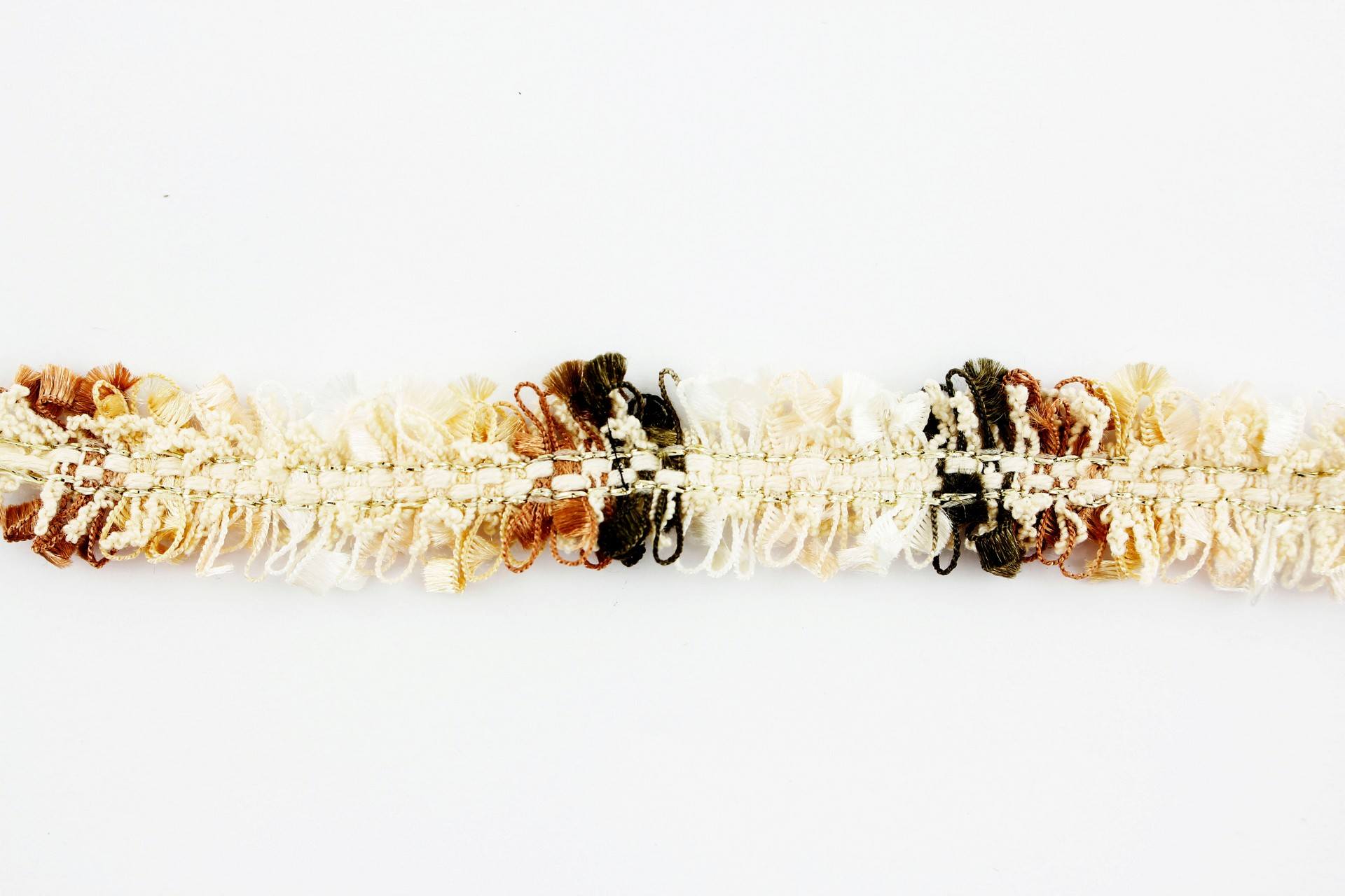 Lurex embroidered trimming