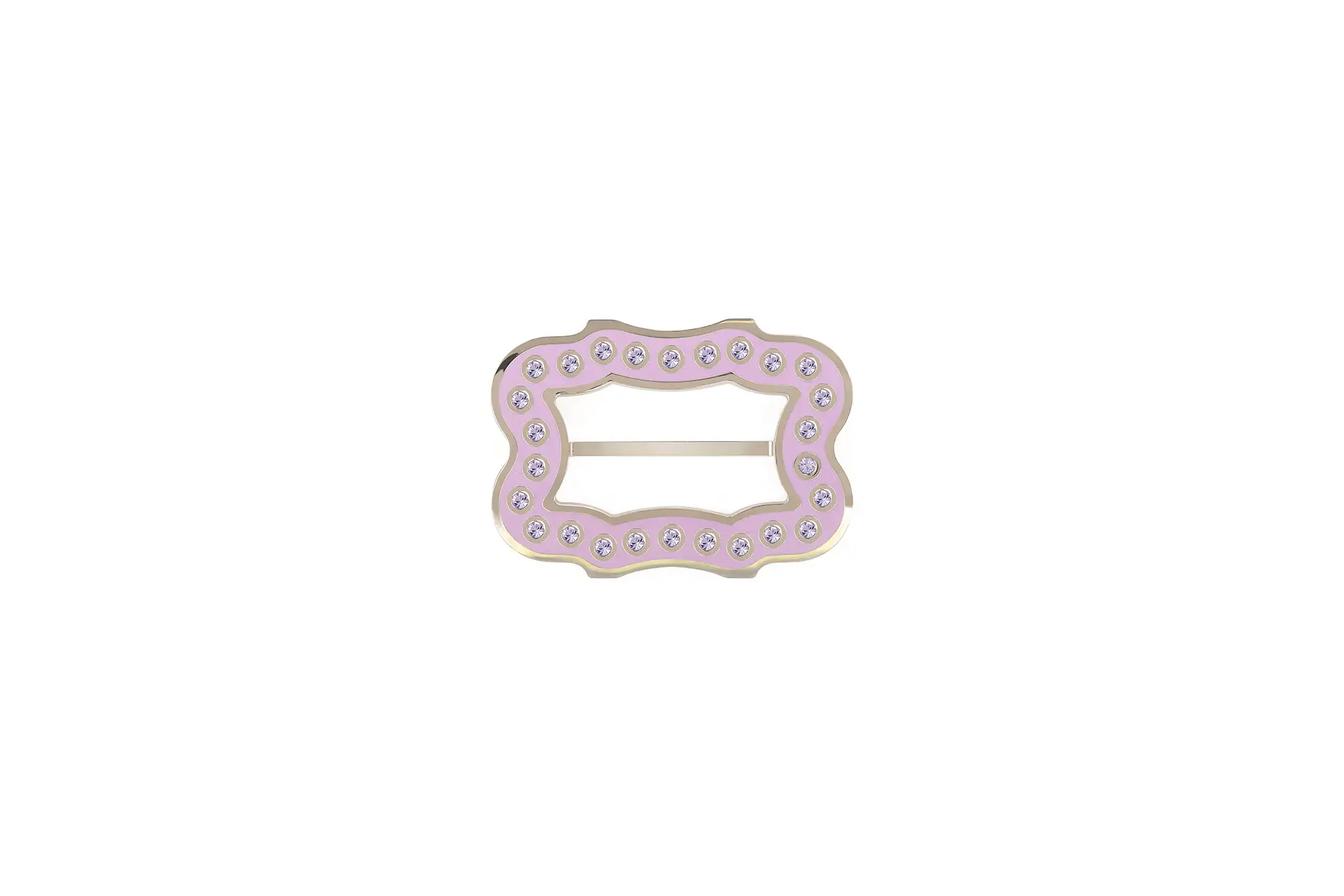 Buckle with rhinestone