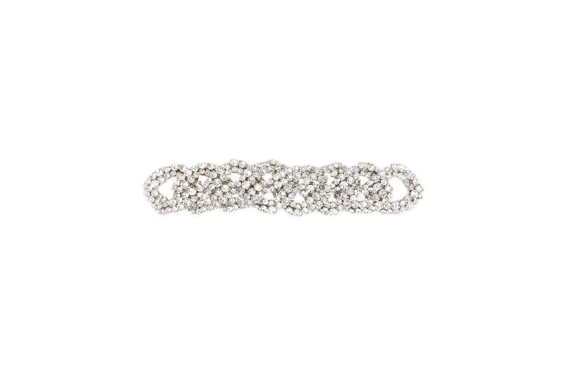 Jewel accessory with rhinestones
