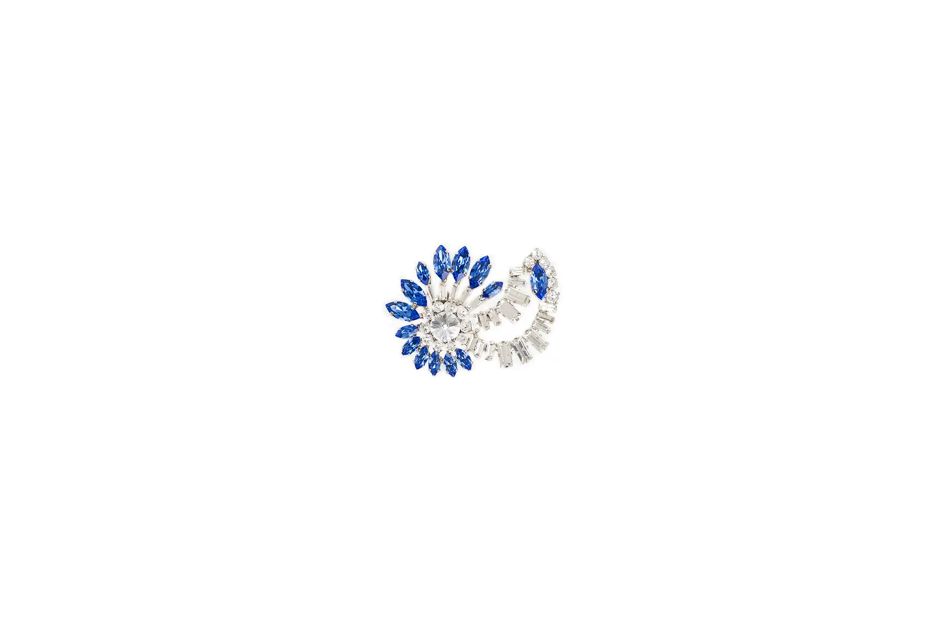 Jewel accessory with rhinestones