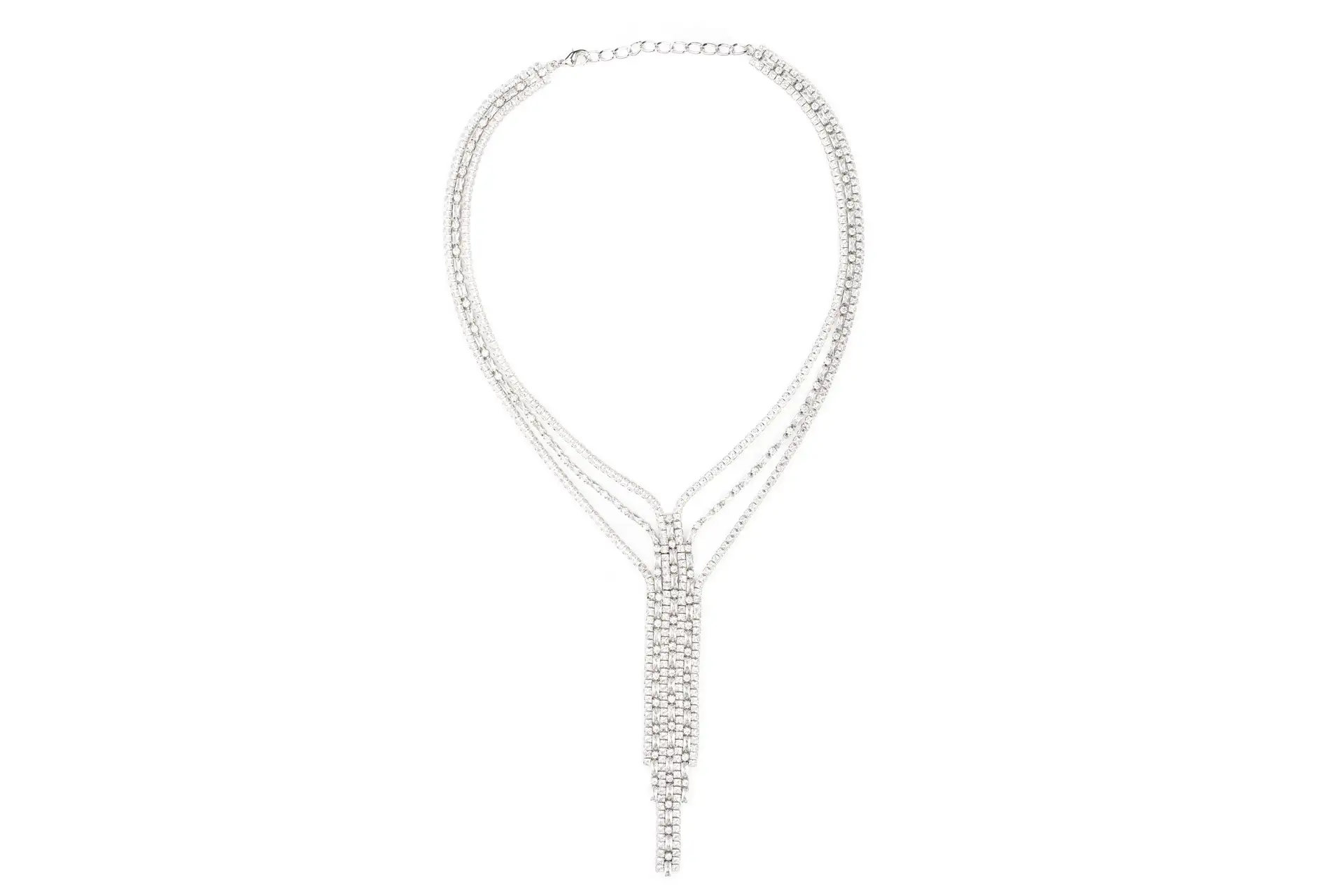 Necklace with rhinestones