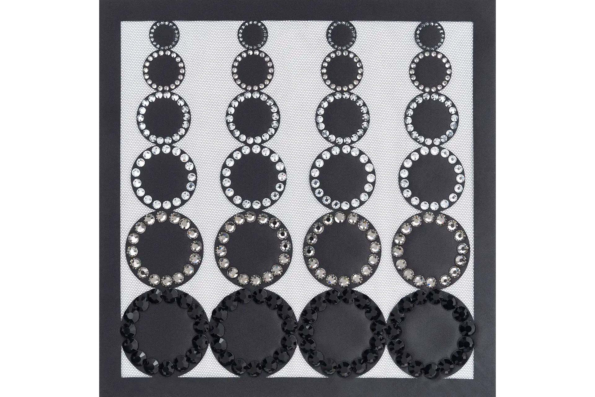 Laser processing and rhinestone application