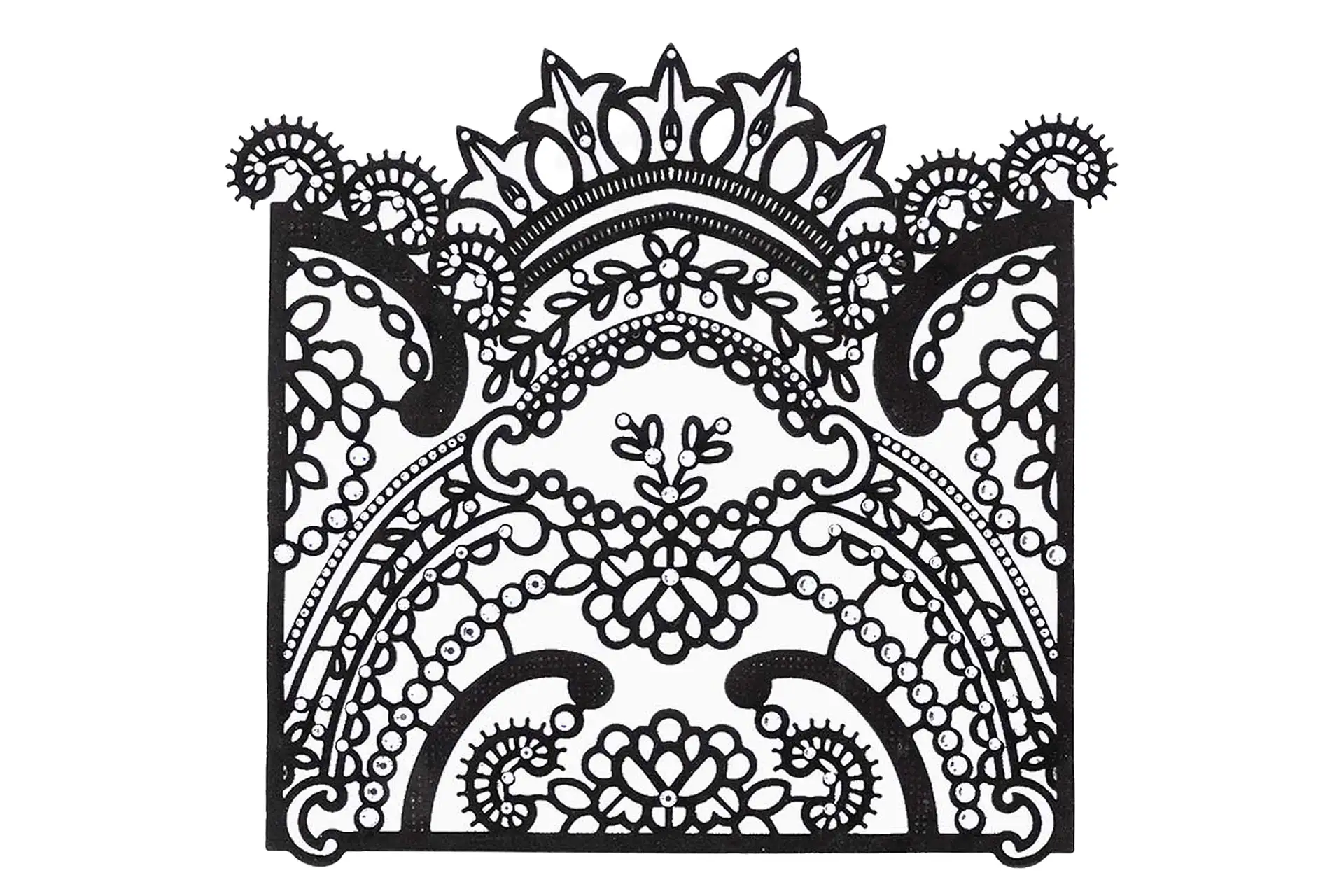 Laser processing and rhinestone application