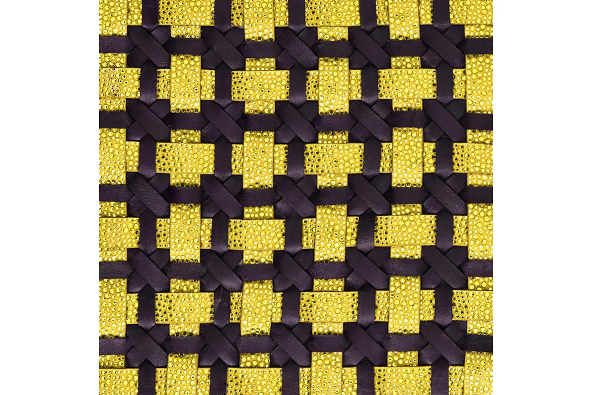 Laser cutting, braiding and application of thermal adhesive rhinestones