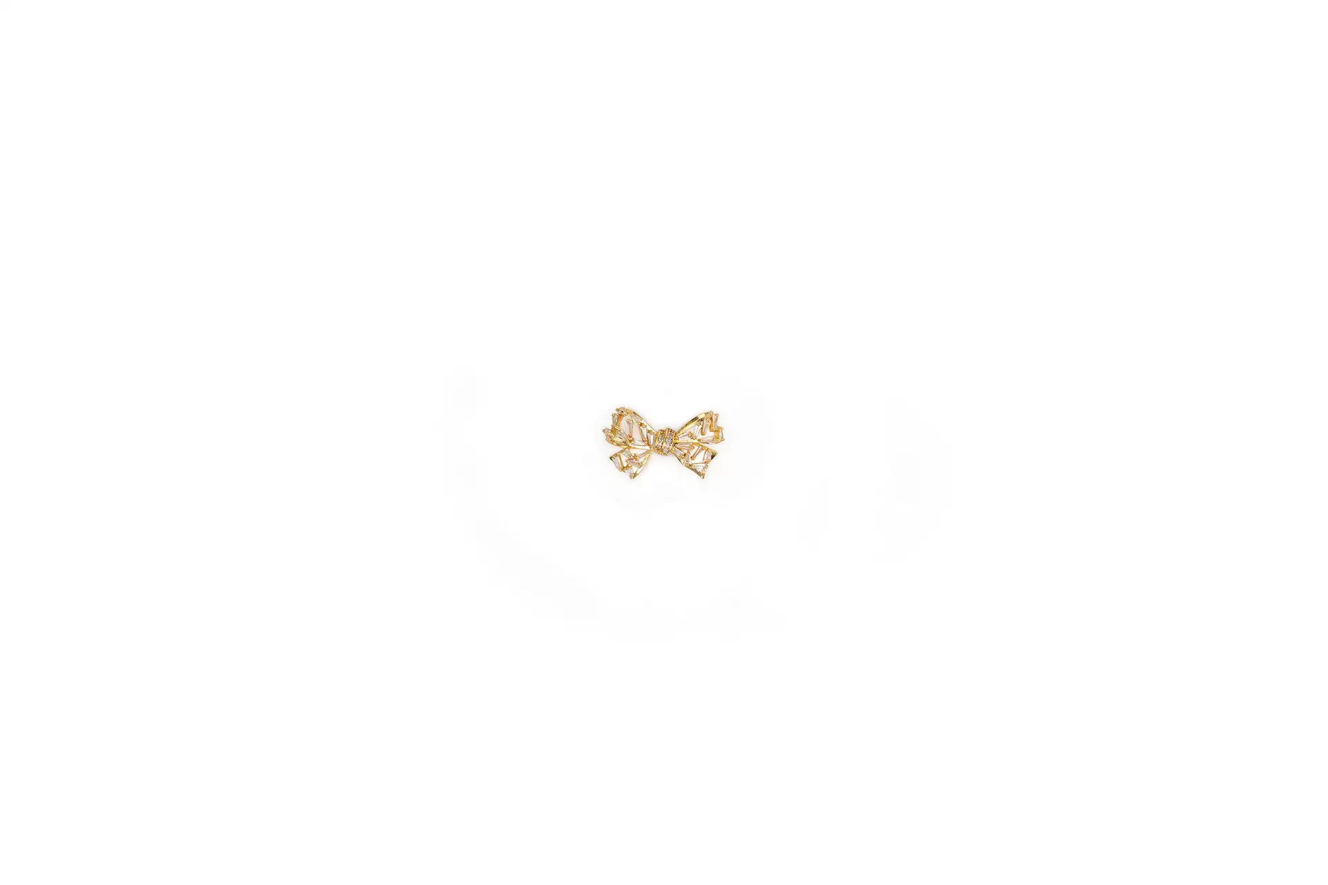 Fiocco gioiello con strass