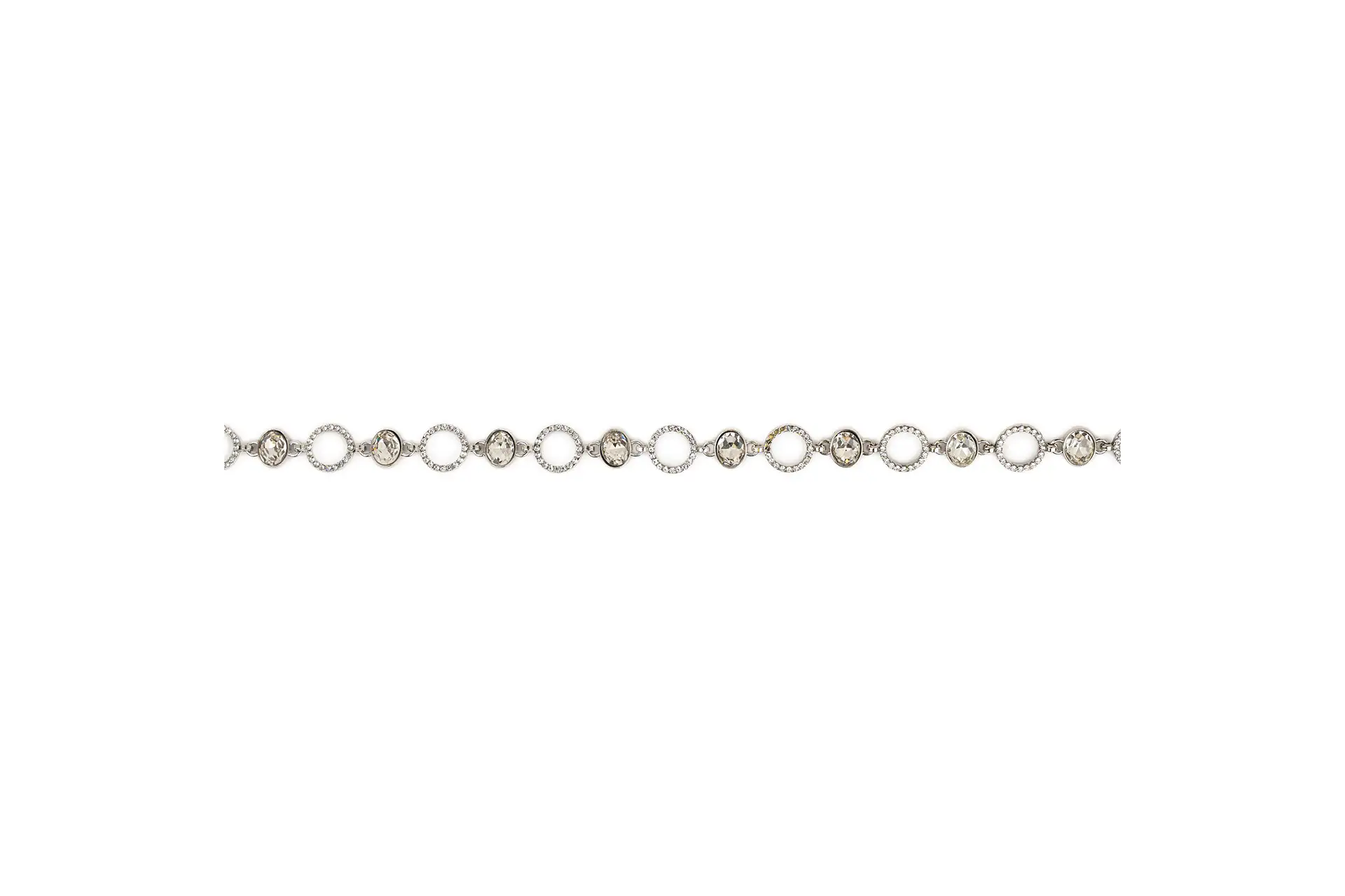 Catena gioiello con pietre e strass