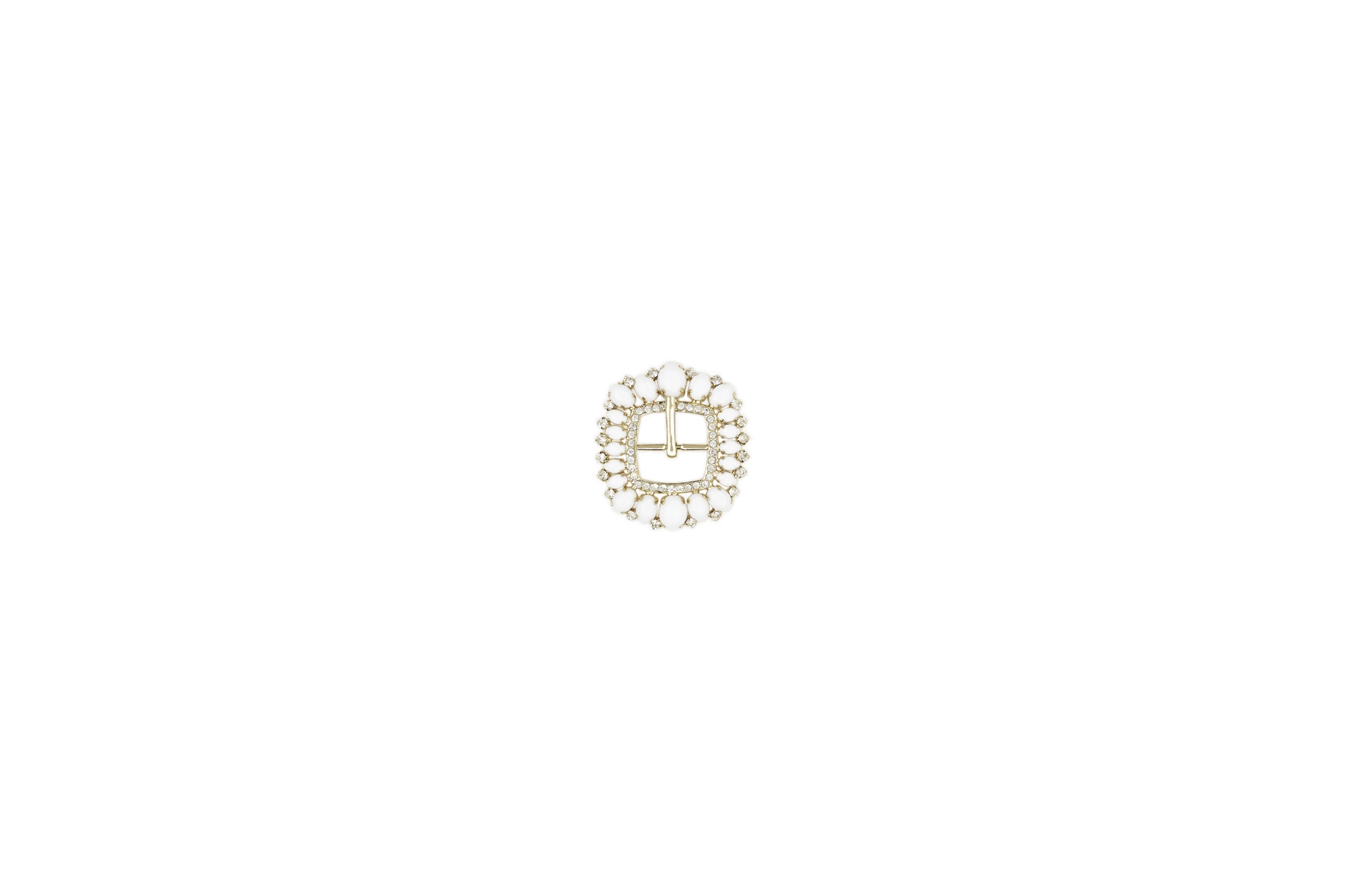 Jewel buckle with rhinestones
