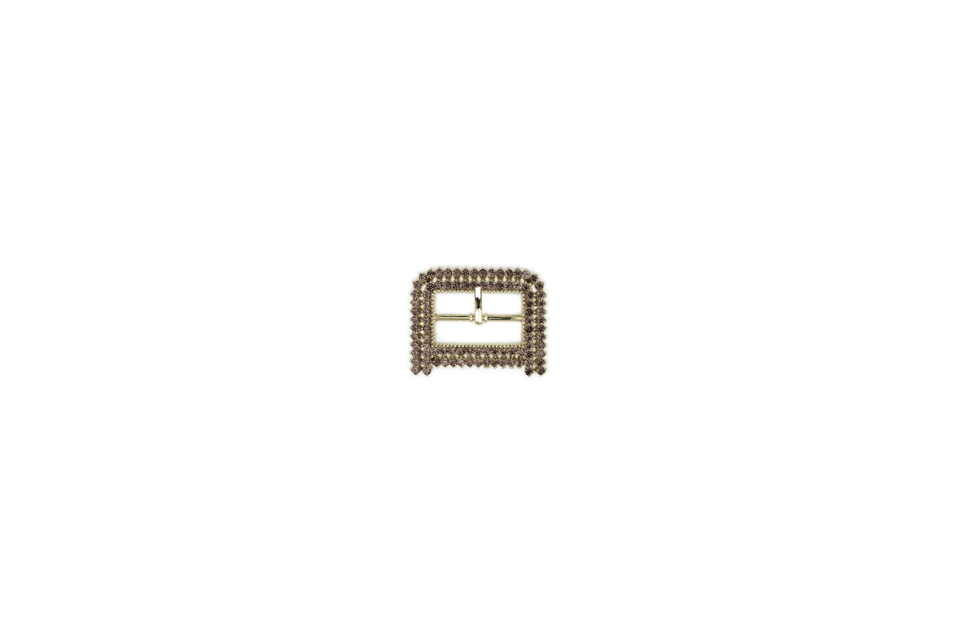 Jewel buckle with rhinestones