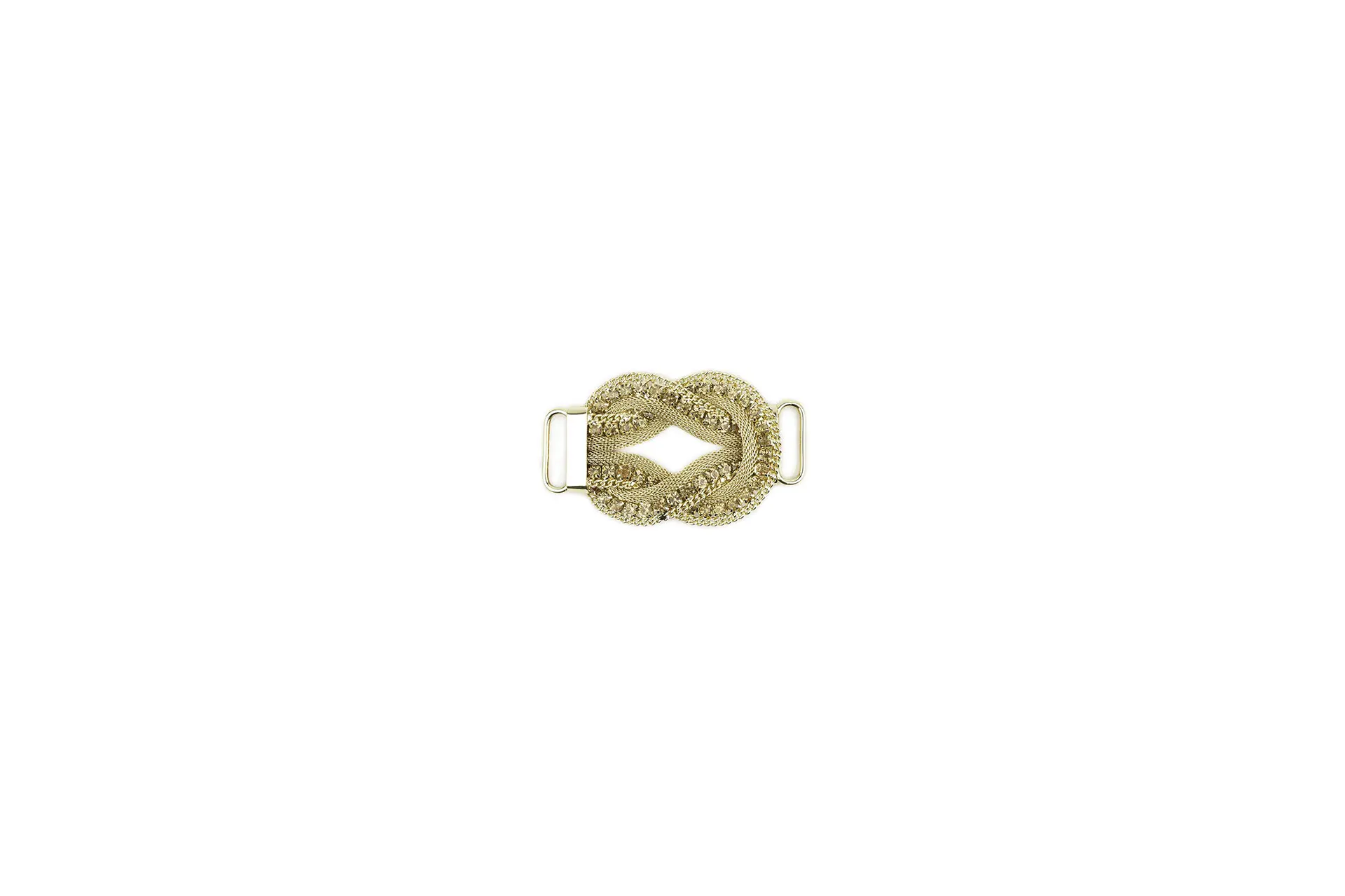 Jewel clamp with rhinestones