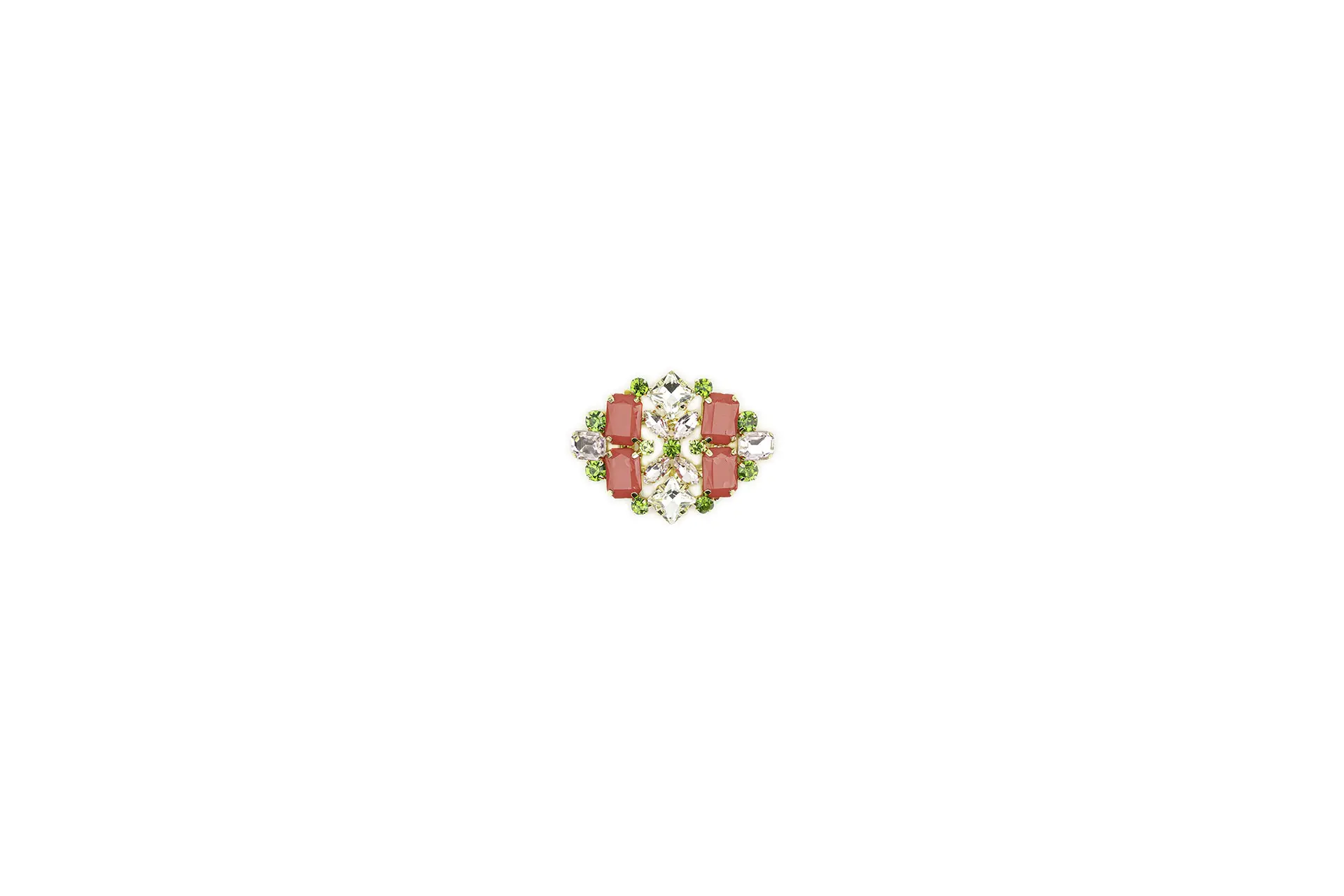 Guarnizione gioiello con pietre e strass