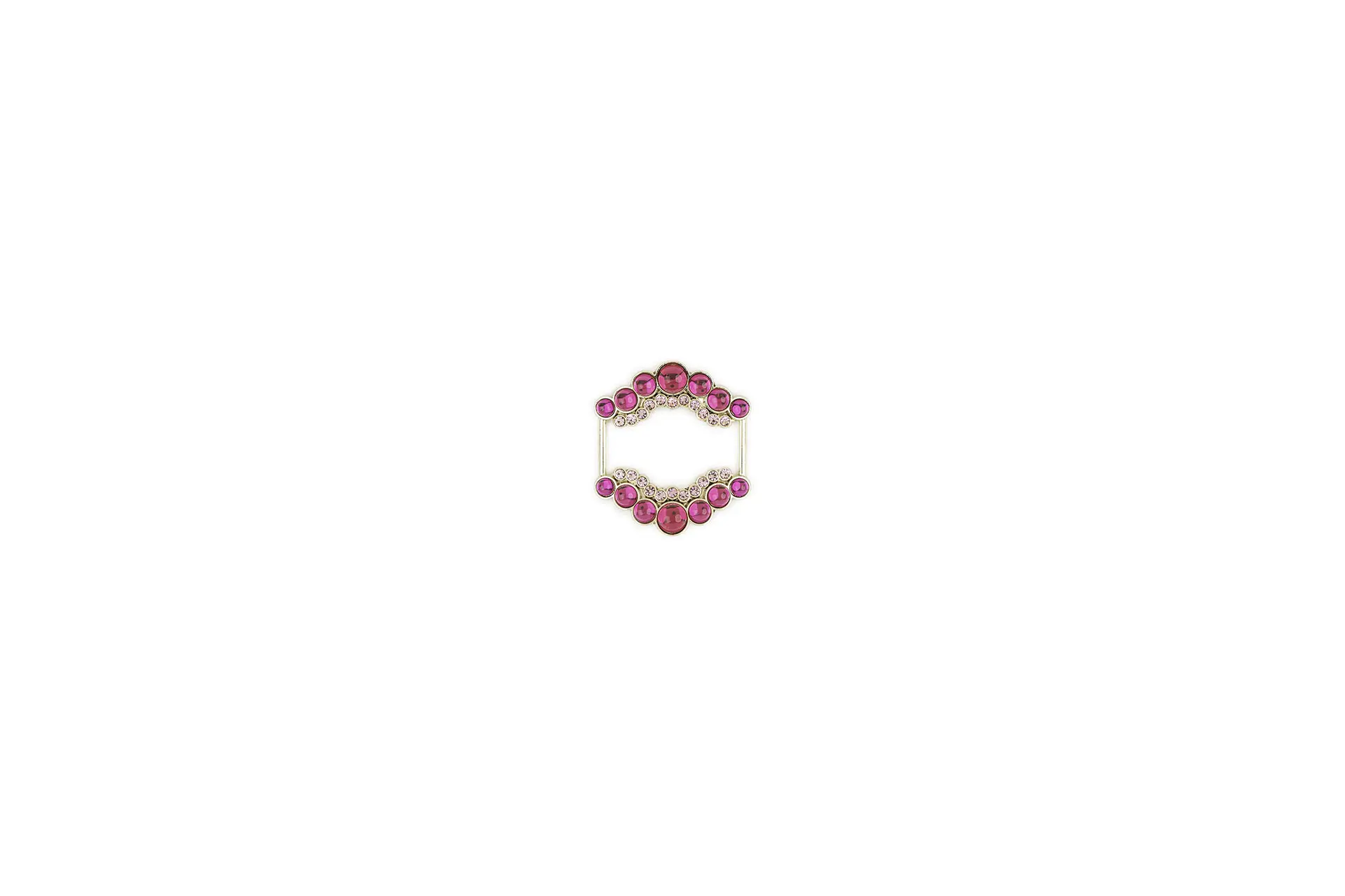 Guarnizione gioiello con pietre cabochon e strass