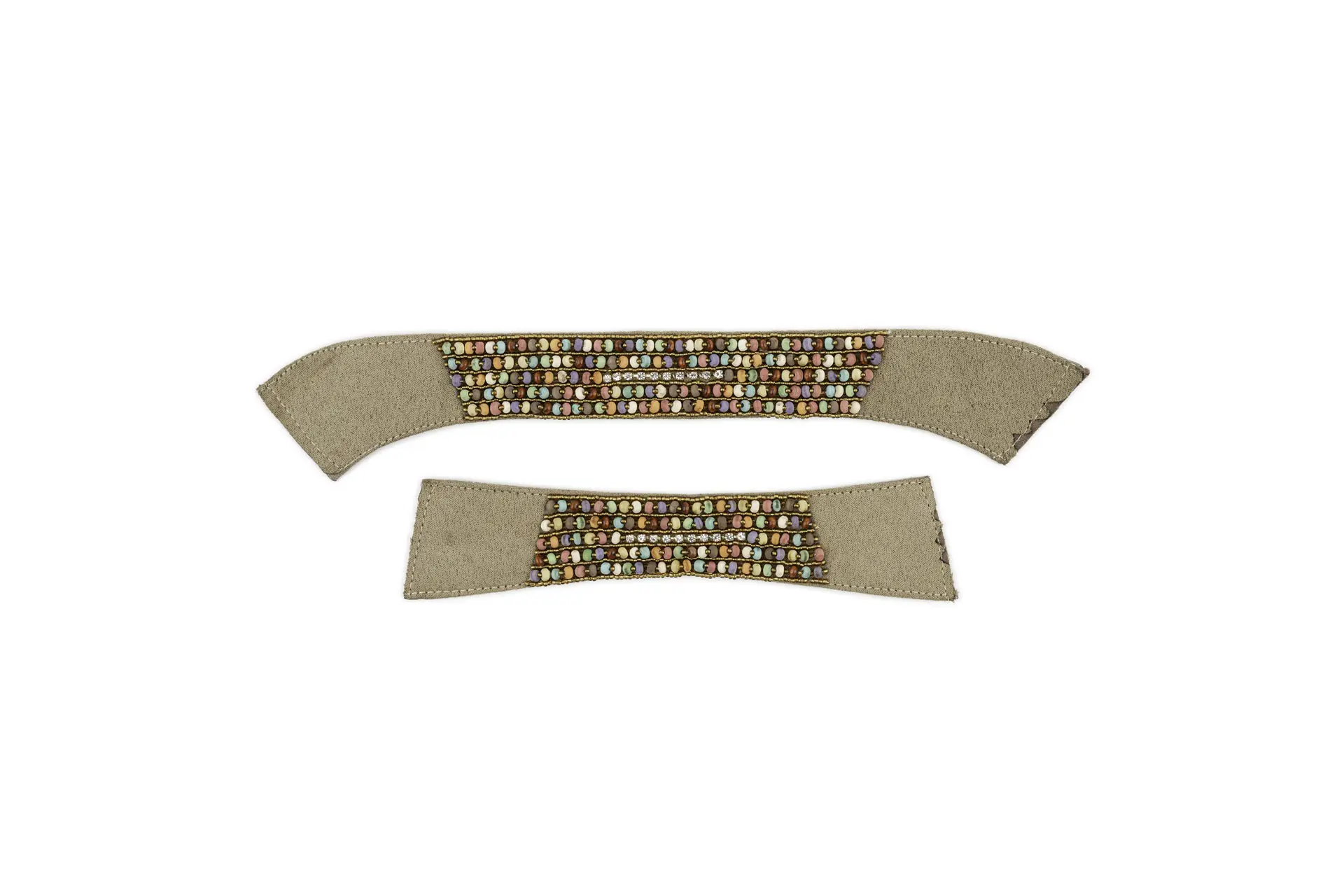 Upper with beads