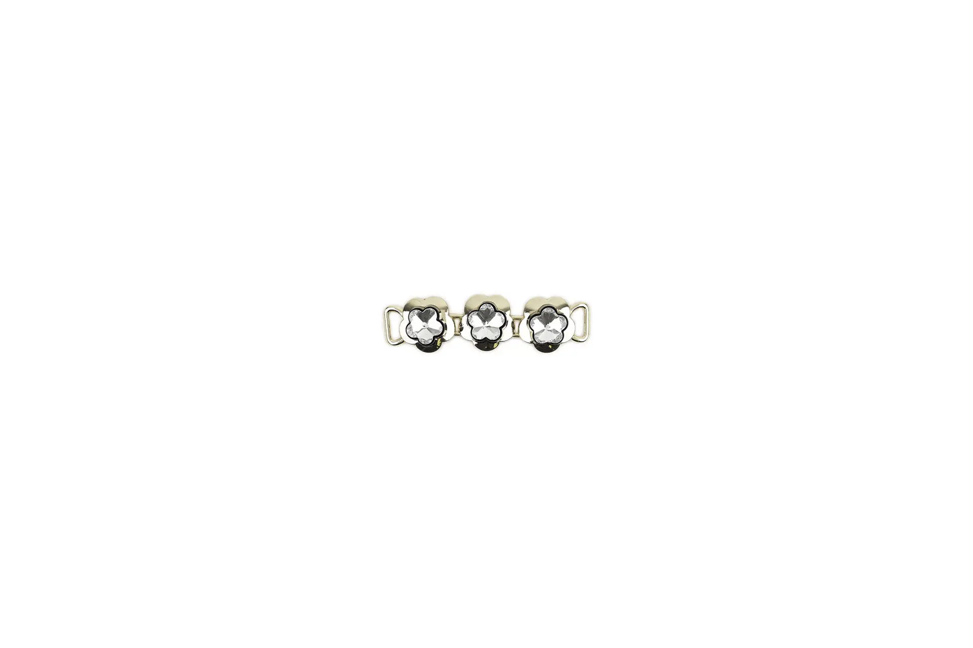 Jewel clamp with rhinestones