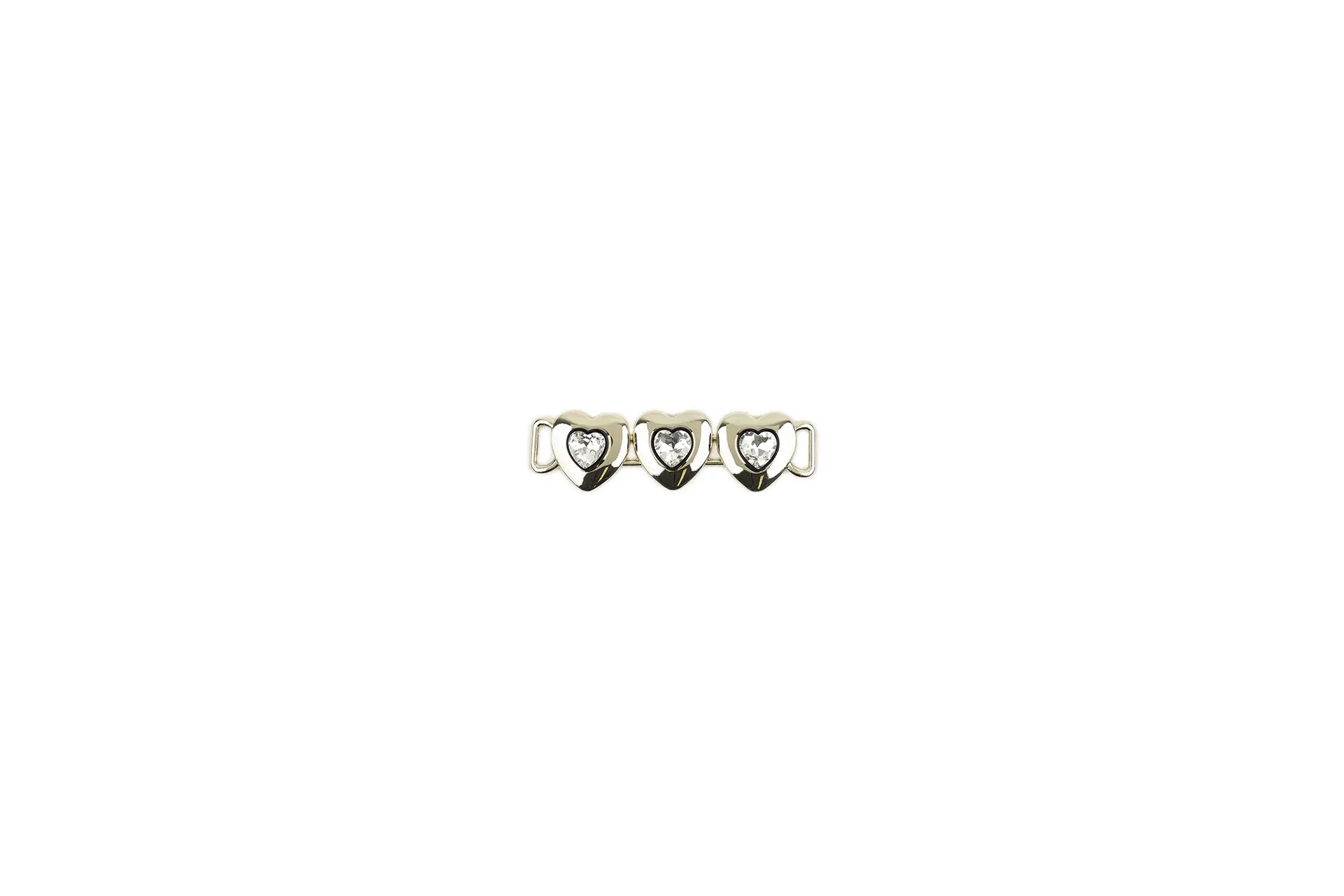 Jewel clamp with rhinestones