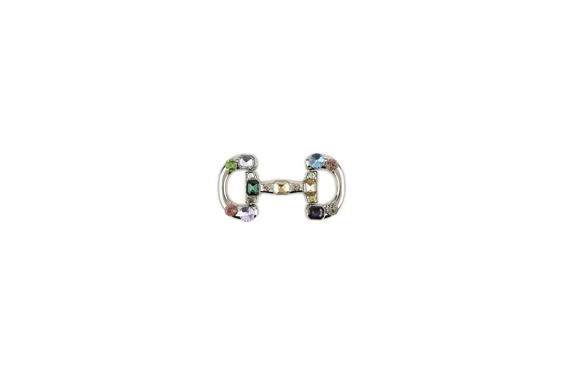 Jewel clamp with rhinestones