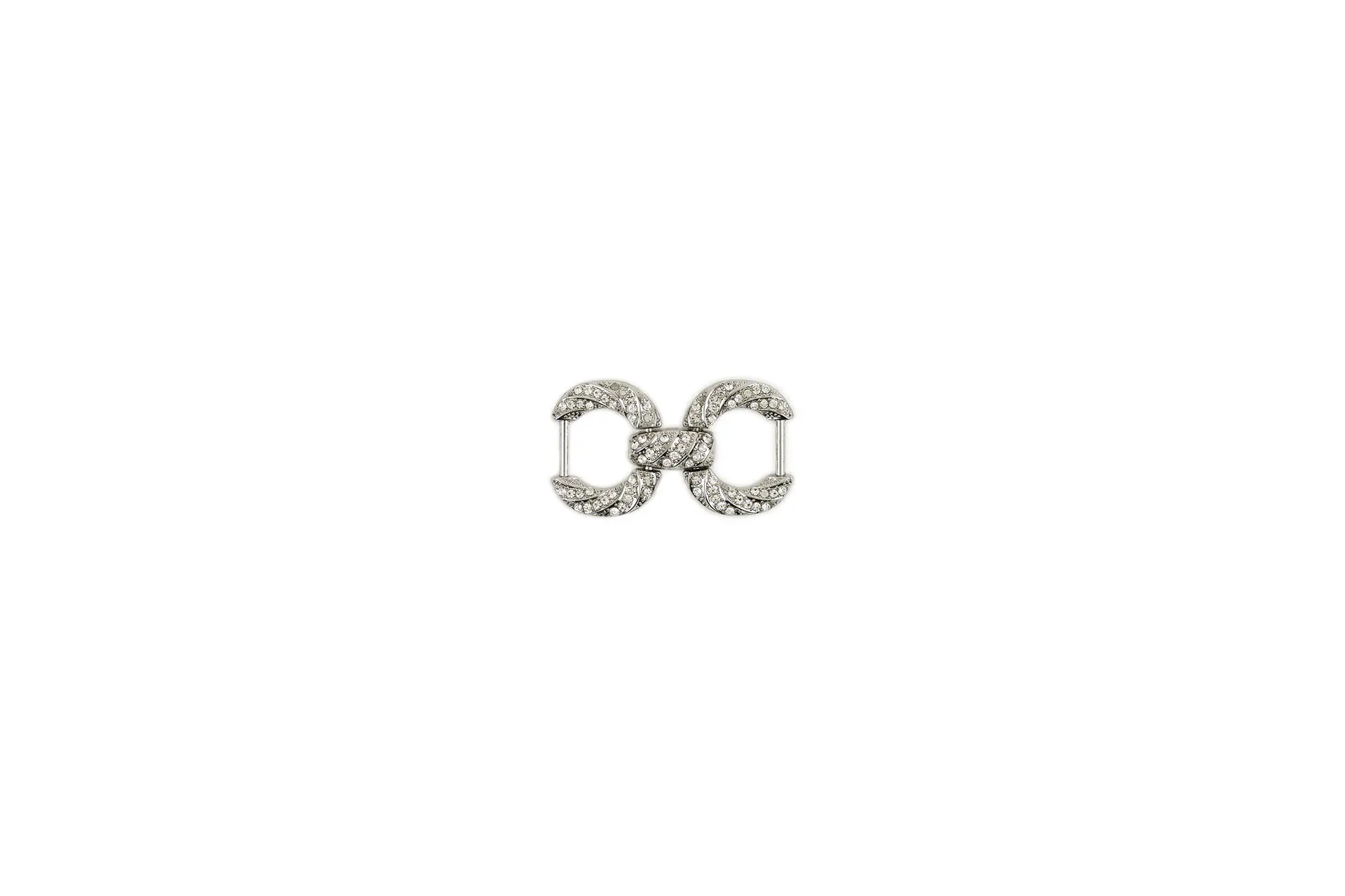 Morsetto gioiello con strass e decorazione