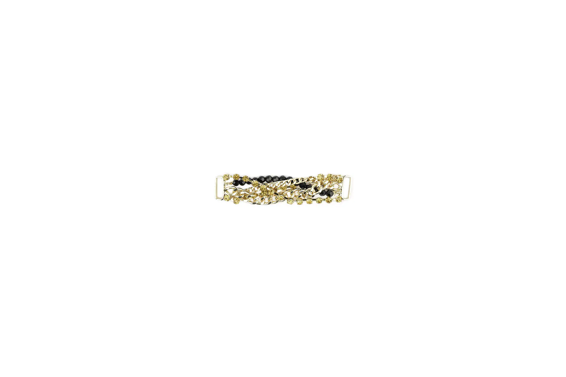 Jewel clamp with rhinestones