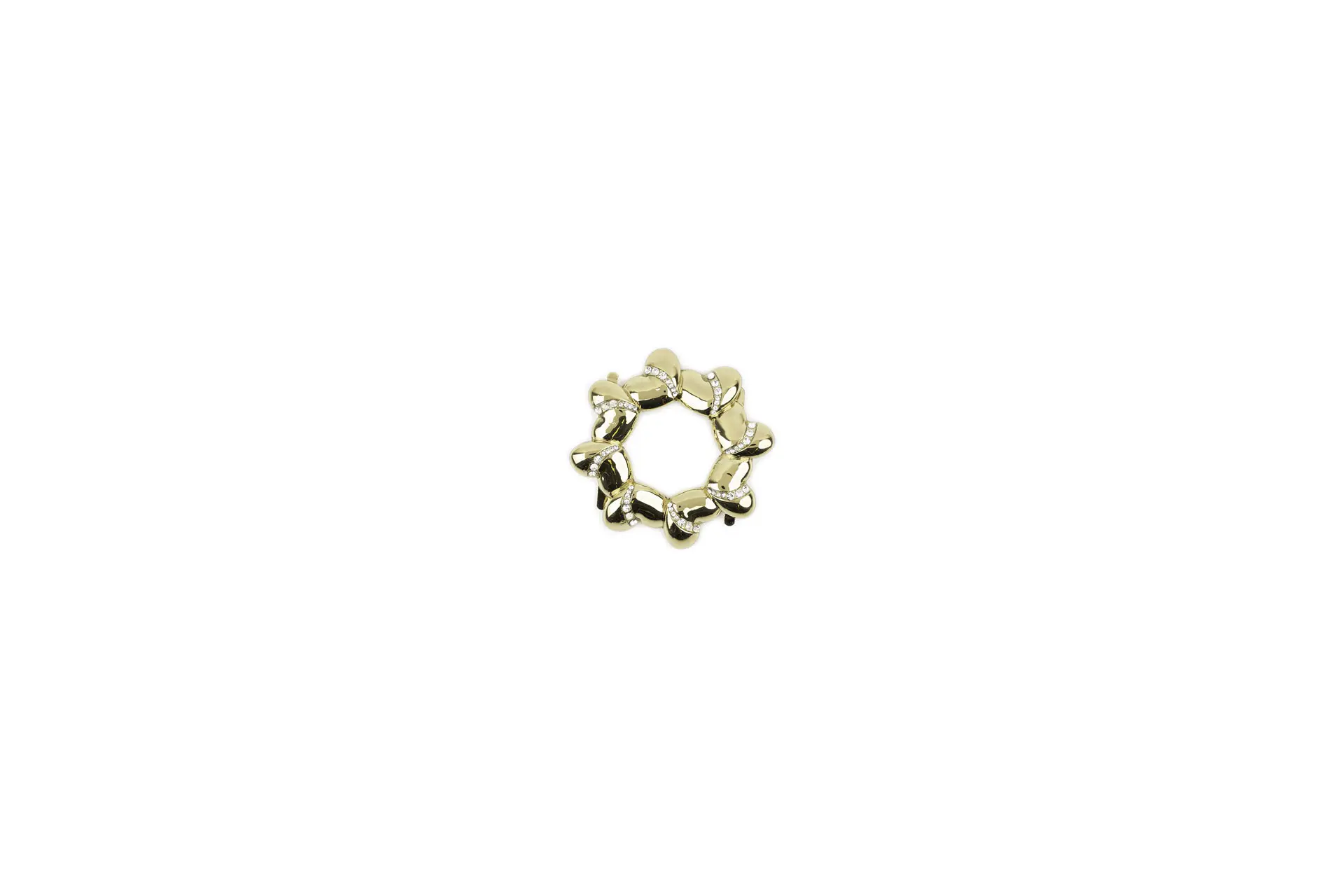 Decorative jewel bow with rhinestones