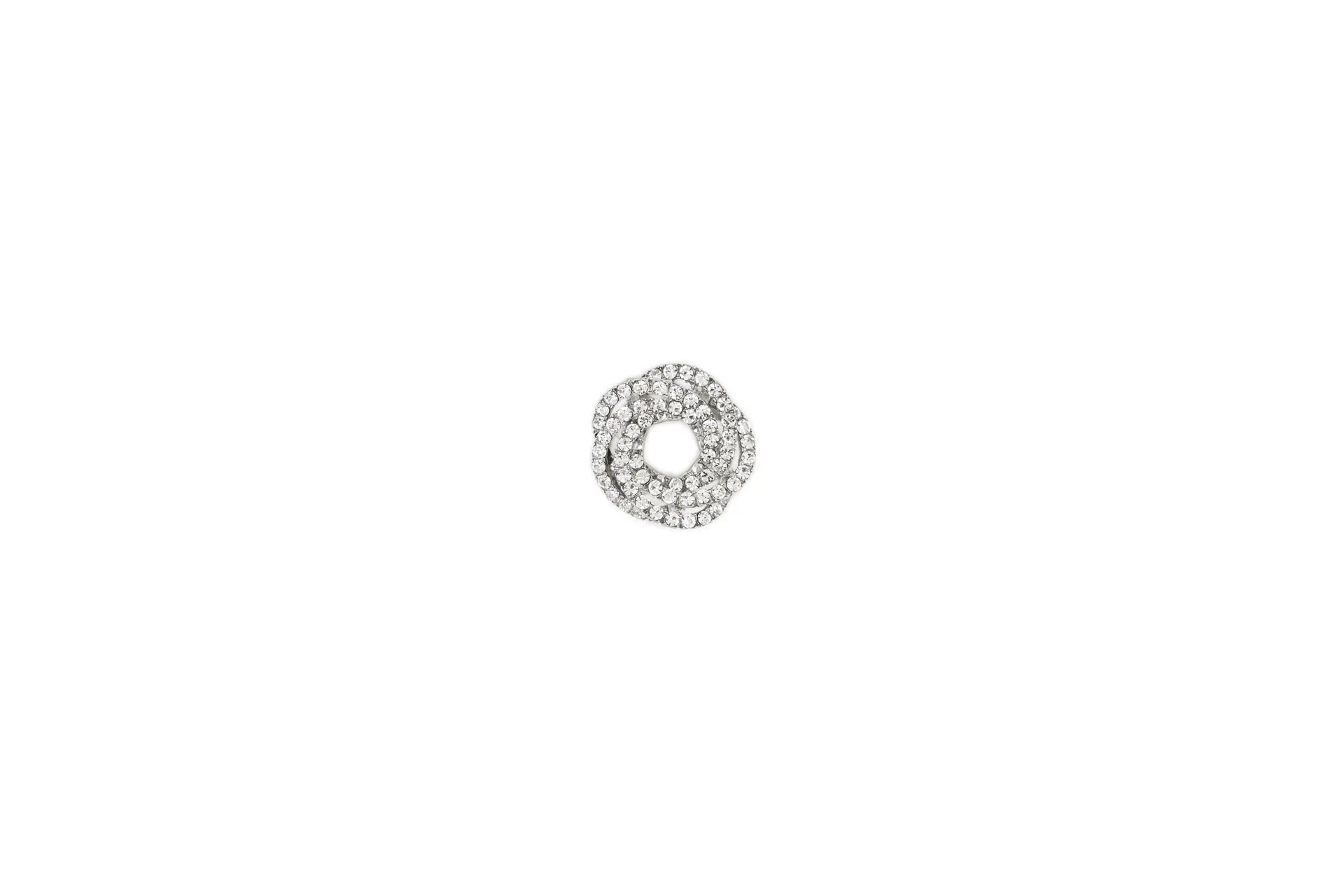 Decorative jewel bow with rhinestones