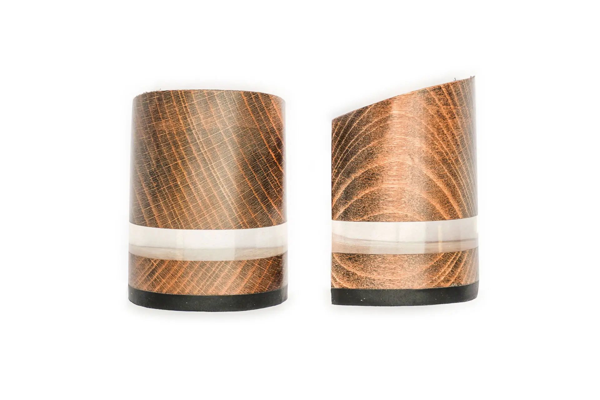Wooden and Plexiglass heel
