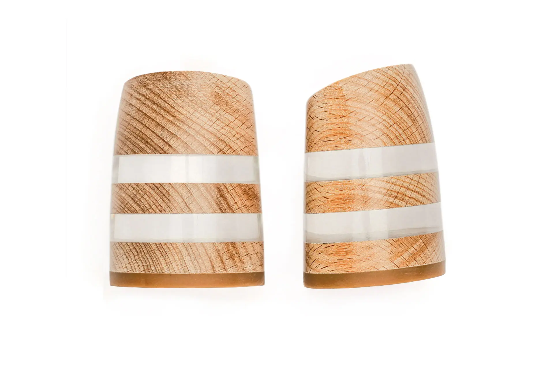 Wooden and Plexiglass heel
