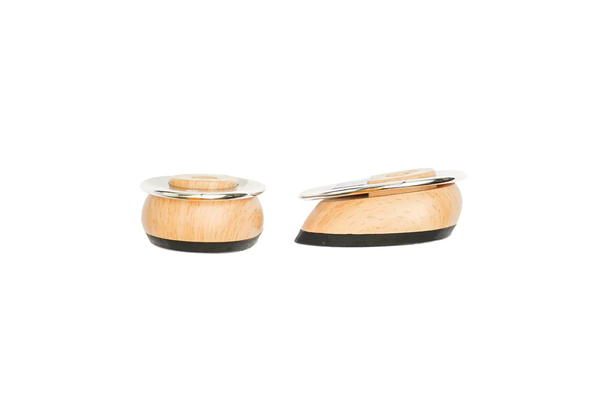 Wooden and Plexiglass heel