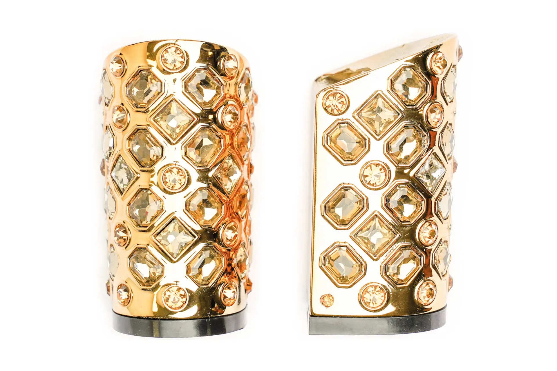 Jewel heel with stones