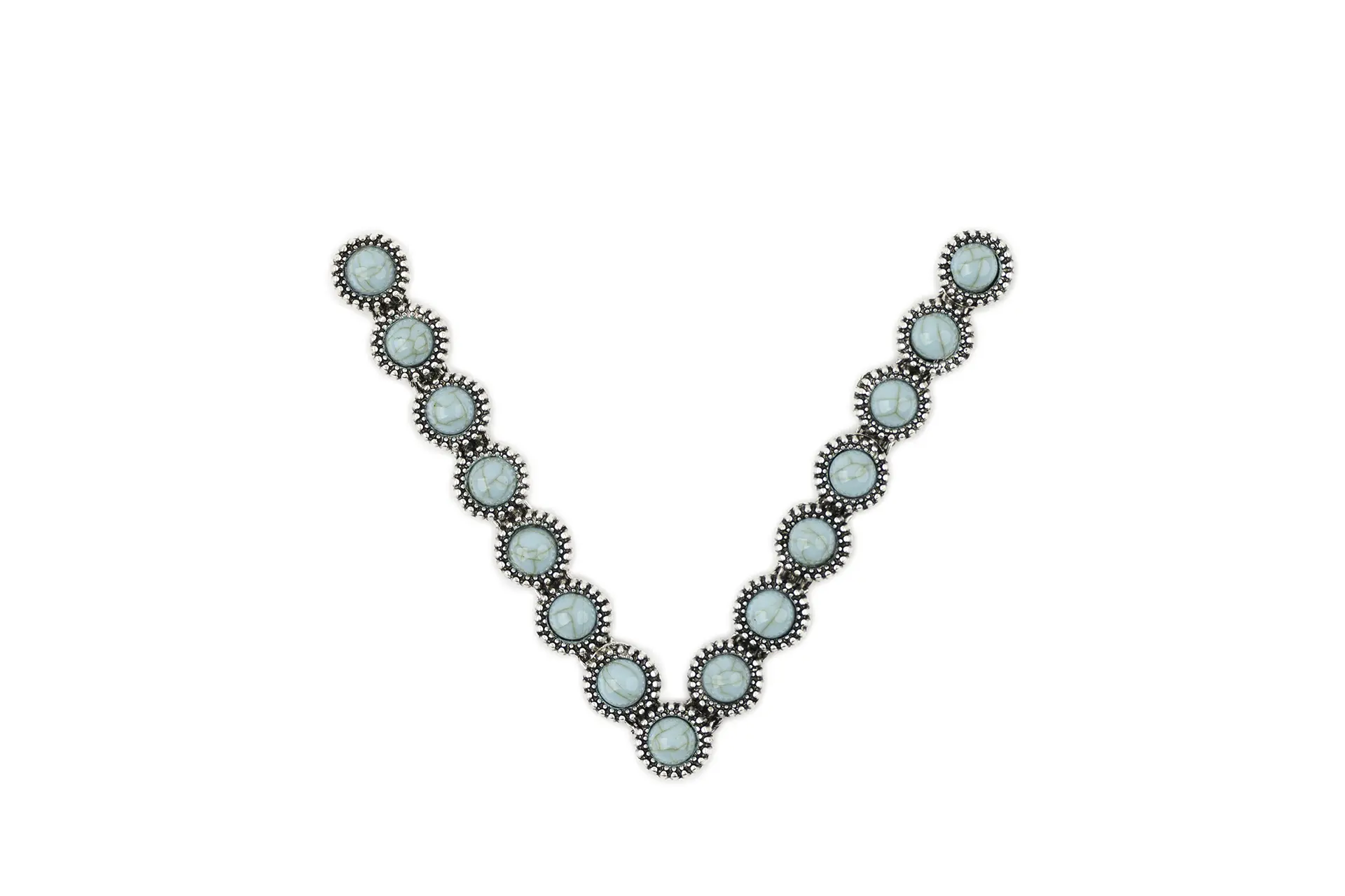 Jewel clamps with half pearls