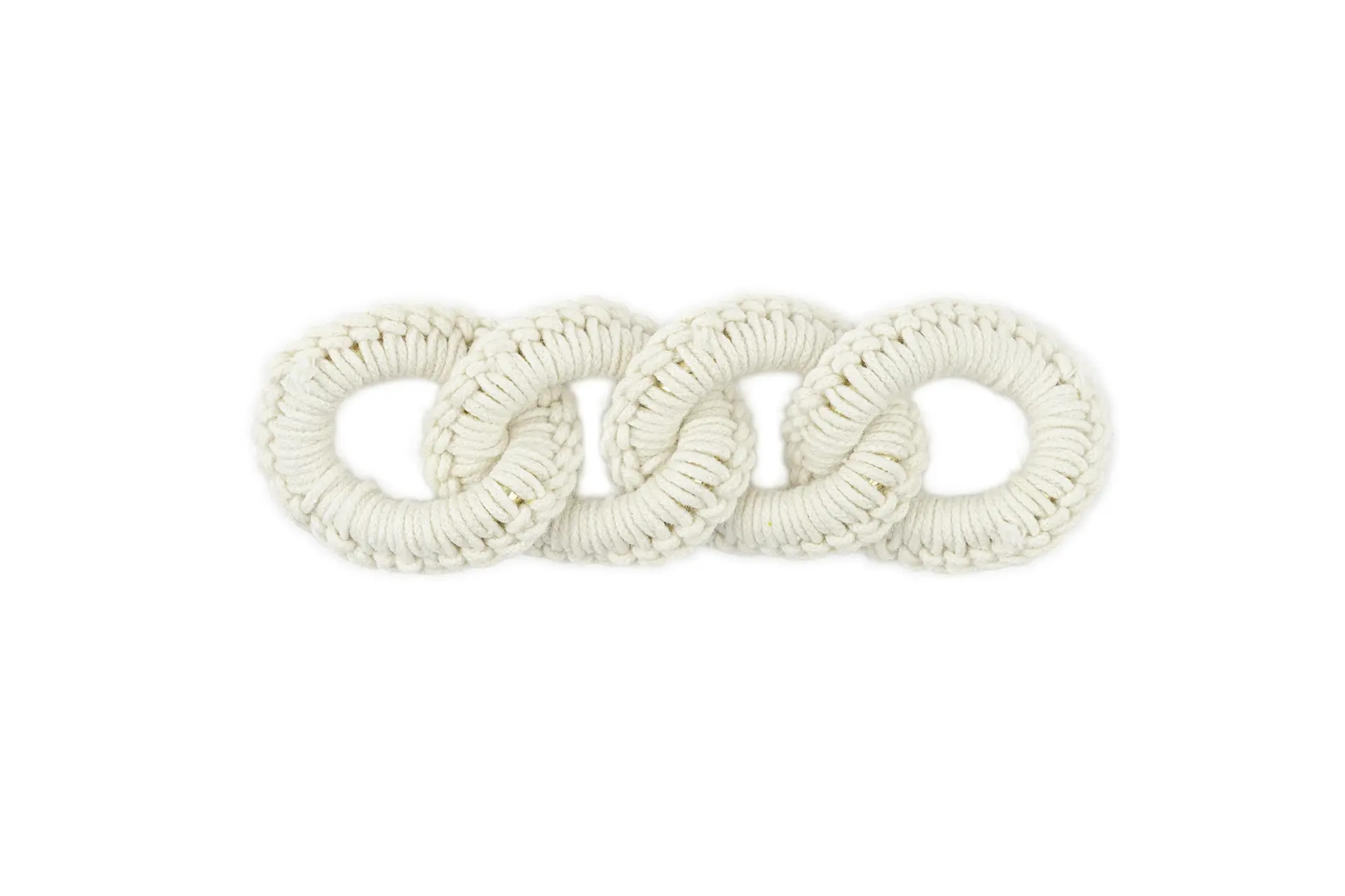 Morsetto decorativo ricoperto in cotone