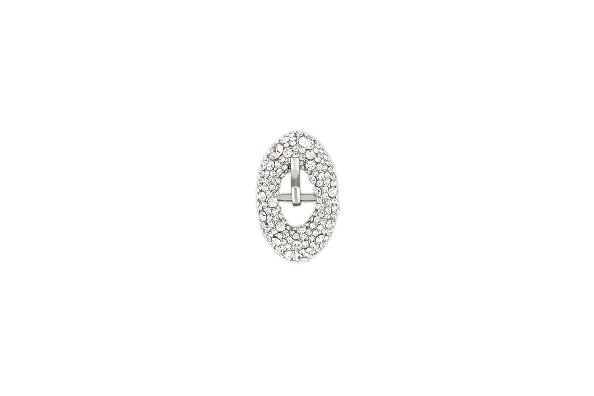 Fibbia gioiello con pietre